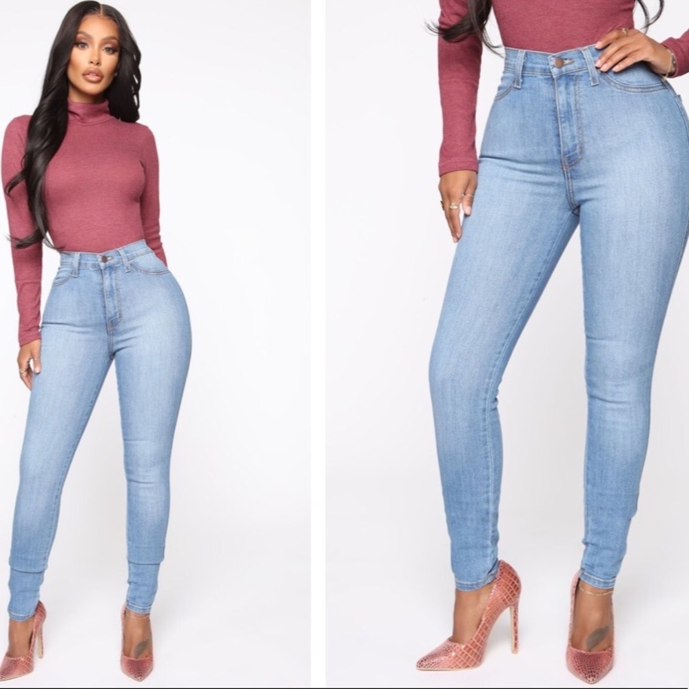 Light Blue Skinny Jeans